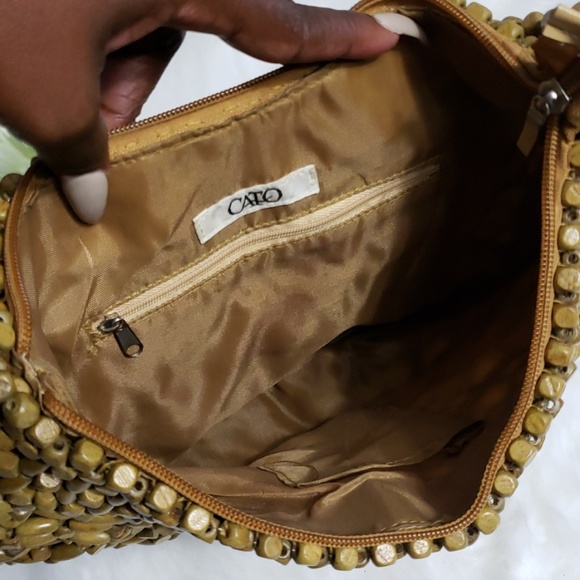 Cato vintage wood beaded hobo bag🛍 - Picture 4 of 4
